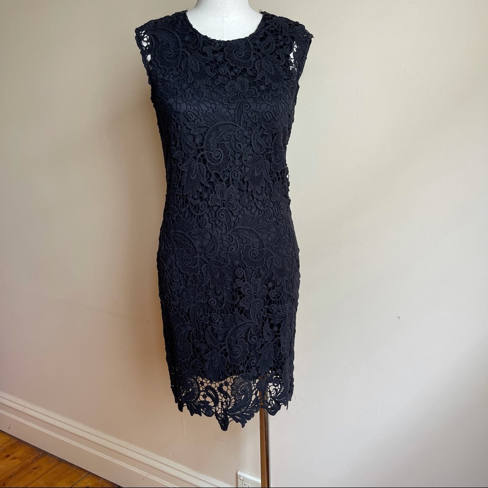 ZARA | Mini Lace Black Dress | Size M - Picture 1 of 9